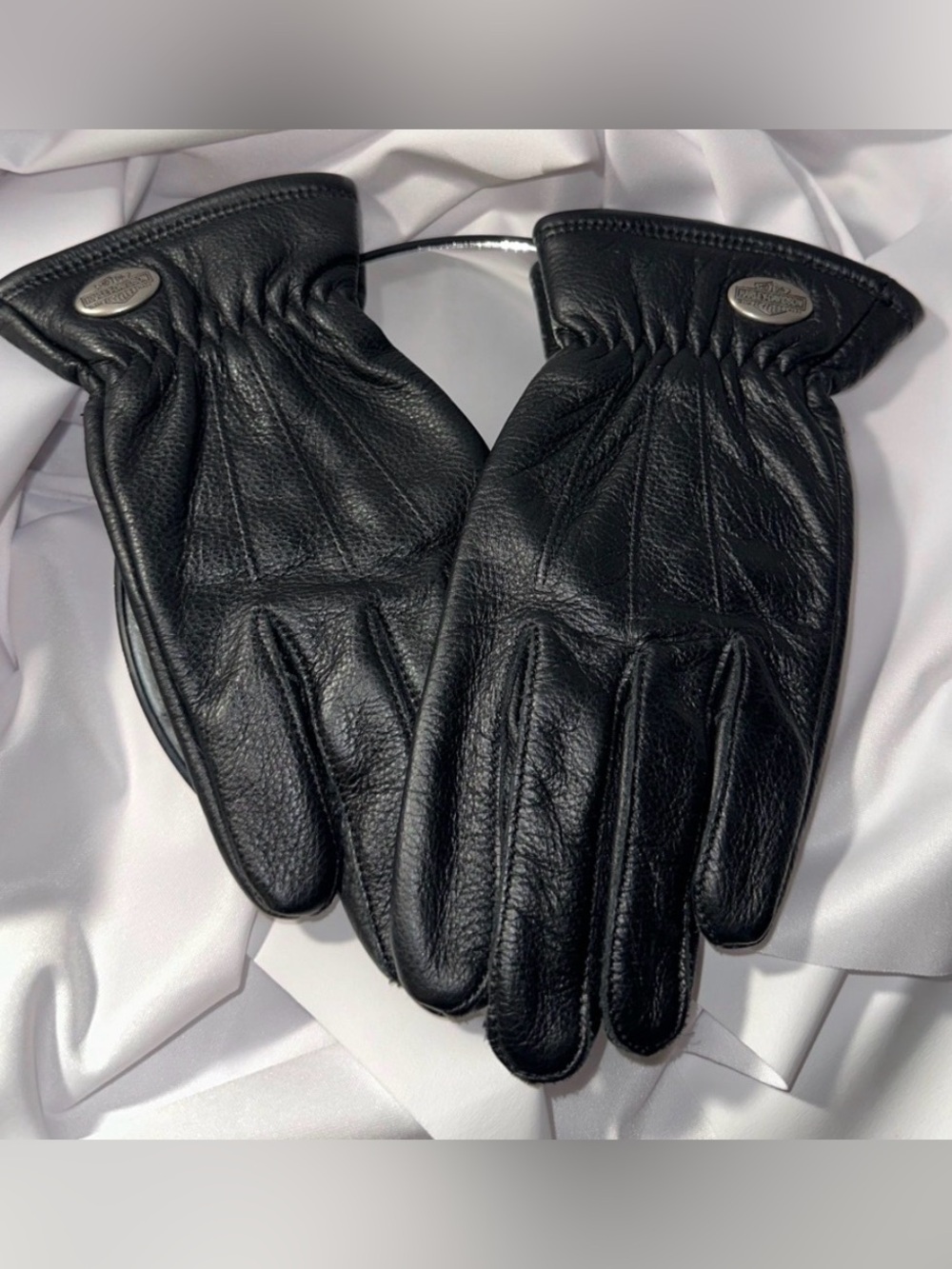 Harley-Davidson Women’s Black Leather Classic Driving Gloves
